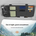 thumbnail image 4 of LSLJS Car Sunshade Glasses Clip Multifunctional Leather 10 Piece Light Disk Clip Light Disk Storage Bag Car Card Tickets Clip Home Accessories, 4 of 6