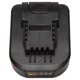 thumbnail image 1 of Adaptador convertidor de herramientas de batería para batería de litio de 18 V a 20 V, 4 pines, color negro, 1 of 5