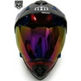 thumbnail image 3 of HHH DOT Youth Helmet for Dirtbike ATV Motocross MX Offroad Motorcyle Helmet with VISOR-RED, 3 of 5