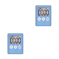 thumbnail image 2 of Temporizador digital de cocina Wosthever Reloj de cuenta regresiva Pantalla LCD Alarma Azul 2piezas, 2 of 6