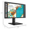thumbnail image 2 of LG 24BP55Q-B 24 Monitor IPS HDMI DP Monitor, Black, 2 of 2