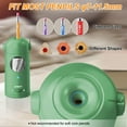 thumbnail image 6 of AFMAT Electric Pencil Sharpener, Fully Automatic Pencil Sharpener for Colored Pencils 7-11.5mm, Auto in & Out, Rechargeable Hands-Free Pencil Sharpener for Large Pencils, Green, 6 of 6