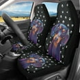 thumbnail image 2 of ZIATUBLE Dachshund Dog Paw Car Seat Covers Full Set of 2 Easy to Install Front Auto Seat Cover Breathable High Back Design Front Seats Only Auto Interior Accessories for Trucks Van SUV, 2 of 7
