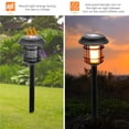 thumbnail image 2 of Luz De Enchufe De Llama Solar Lámpara De Paisaje De Llama Solar A Prueba De Agua Sensor De Luz Luz De Antorcha Solar Con Tres Modos De Luz Para Yard Villa Garden Minnieouse HA018413-00, 2 of 7