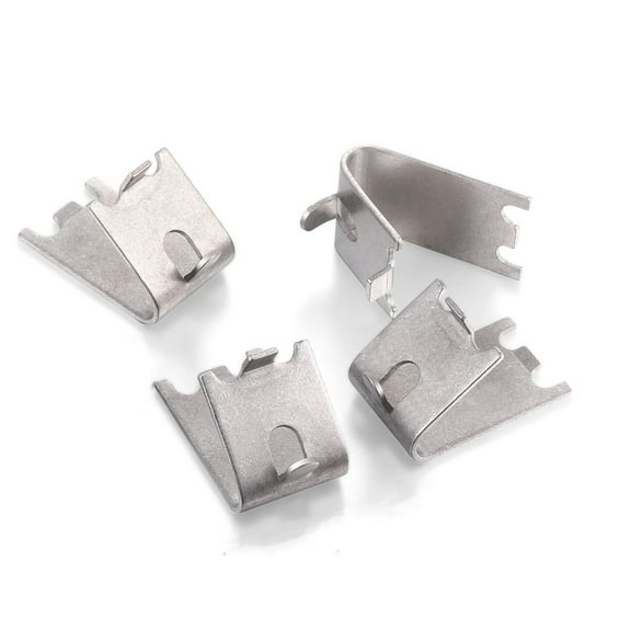 4 Pieces 920158 Refrigerator Shelf Clips Freezer Cooler Shelf Support Commercial Replacement Rack Clips Buckles for Fridge Parts