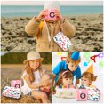 thumbnail image 4 of Fintie Kids Camera Case Compatible with ESOXOFFORE, MINIBEAR, Dylanto, WEEFUN and More Instant Camera for Kids Digital Video Cameras, Hard Carrying Bag with Inner Pocket, Raining Hearts, 4 of 7