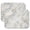 White and Gold, variant on White and Gold Marble Pattern 2 Pack Kitchen Dish Drying Mat, Ultra Absorbent Microfiber Dish Drainer Mat, 18"x24"