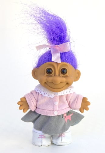 purple troll doll
