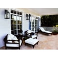thumbnail image 3 of Nuvo Lighting Corning 1 Light Large Wall Lantern Matte Black with Clear Glass, 3 of 7