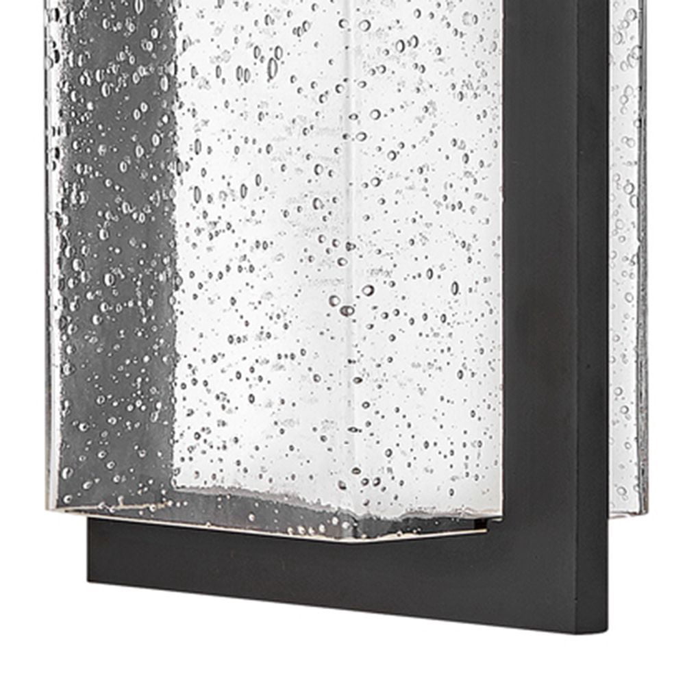 82010BK-LL Lark Alex - 6.5W 1 LED Small Outdoor Wall Lantern In Modern Style-15.75 Inches Tall and 6.25 Inches Wide-Black Finish