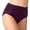 Purple A, variant on Women’s High Waist Bikini Bottoms Shirred Tankini Briefs Ruched Swim Short Stretchy Swimsuit Bottoms