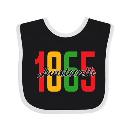 

Inktastic 1865 Juneteenth Boys or Girls Baby Bib