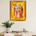 thumbnail image 3 of Peekdee Wall Hanging Hindu Religious Photo Frame With Size 22 x 28 cm Vishnu and Lakshmi Lord Photo For Retrun Gift, 3 of 6