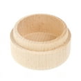 thumbnail image 4 of Wooden Wedding Ring Jewelry Trinket Box Wood Storage Container Case, 4 of 6