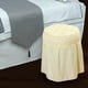 thumbnail image 1 of Accesorios de del para las Blanco crema shamjiam Funda Sillas Redondas, 1 of 8