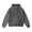 Dark Gray, variant on Jgppe Mens Hoodies Oversized Vintage Washed Pullover Solid Color Winter Fall Long Sleeve Sweatshirts