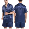 thumbnail image 1 of Pijamas Y Shorts De Seda De Verano Para Hombre, 1 of 6