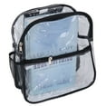thumbnail image 4 of Mochila Transparente ANGGREK Diseño de Cremallera PVC Duradero, 4 of 8