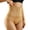Z01-Khaki, variant on Fiaer Womens Shapewear Panties Control Tummy High Waisted Underwear Solid Color High Cut Shaping Briefs Black XL
