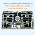 thumbnail image 3 of Premium Plus Stove Protectors for Bosch Gas Cooktop Model NGM5659UC, Custom Cut, Easy to Clean Stove Liner, Made in the USA., 3 of 8