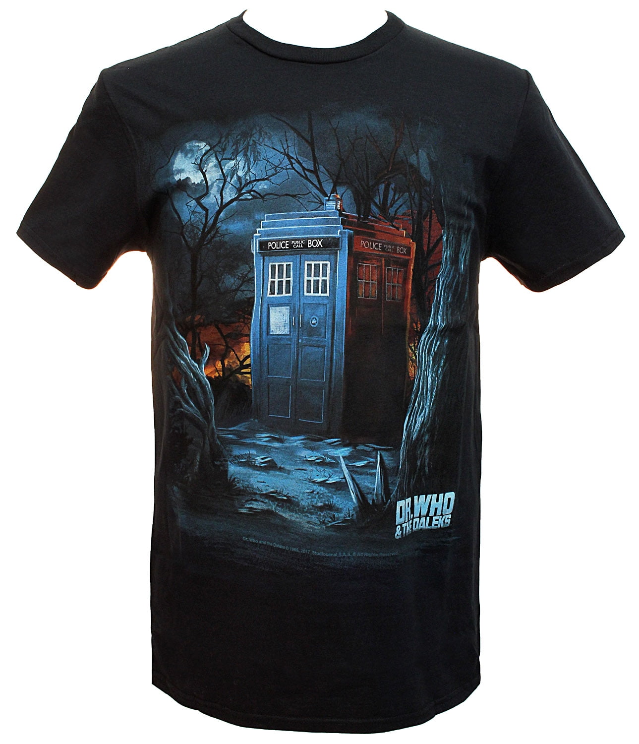 Dr who and the daleks t shirt Clearance