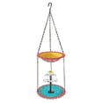 thumbnail image 2 of Solar Cascade Hanging Bird Bath Fountain, Double Layer Outdoor Hummingbird Bath with Feeder, Solar Powered Birdbath Water Kit, Decor for Patio Yard Garden, 2 of 6