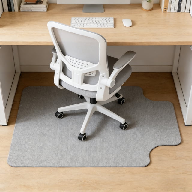 EGNMCR Bathroom Rugs Office Chair Mat For Hardwood Floor Under Desk Computer Rolling Chair Mat For Wood Tile Floor Non Slide Heavy Duty Desk Rug Polyester Hard Floor Protector Polyester floor mats