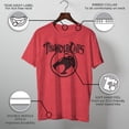 thumbnail image 3 of Men's ThunderCats Circle Logo  Graphic Tee Red Heather Small, 3 of 11