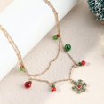 thumbnail image 5 of Collar con colgante de árbol de Navidad de cristal con campanas de colores delicados para mujeres y hombres, joyería de regalo de fiesta de clavícula de Navidad a la moda WD.WDQZL Hogar, 5 of 5
