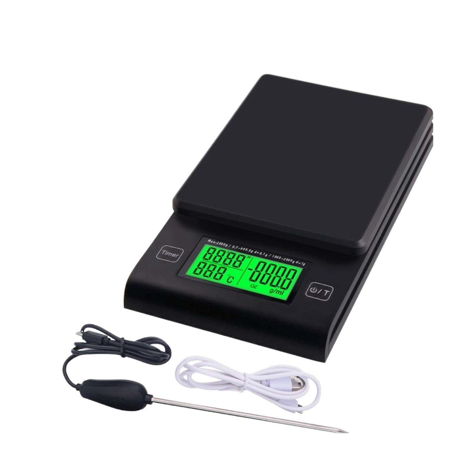 Multifunctional Coffee Scale Digital Kitchen Scale LCD Electronic Scale Measure Tools Cooking Baking