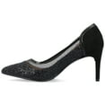 thumbnail image 3 of Journee Womens Kalani Pointed Toe Mid Heel Pumps, 3 of 10