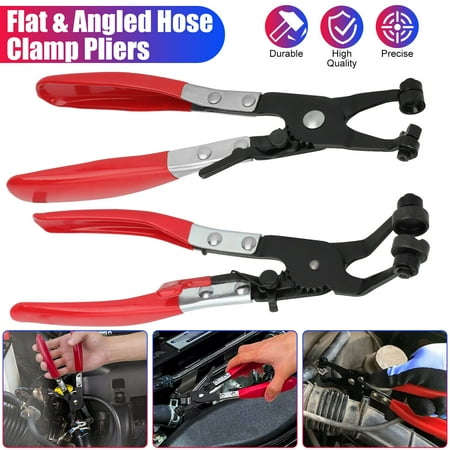 

2PCS Hose Clamp Pliers Car Water Pipe Fuel Coolant Spring Bundle Removal Tools