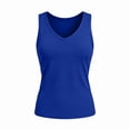 thumbnail image 6 of Smsaxvxz Womens Pullover Sports Tank Tops Summer Fashion Solid V Neck Sleeveless Casual Slim Fit Shirts 2026 Summer Clothes, 6 of 6