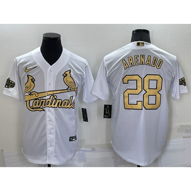 St.Louis Cardinals Baseball Jersey Men'S Embroidered Fan Edition