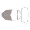 thumbnail image 2 of Rvinyl Window Tint Kit Compatible with Honda Civic 1988-1991 (Sedan) - Front Precut Kit - 50%, 2 of 8