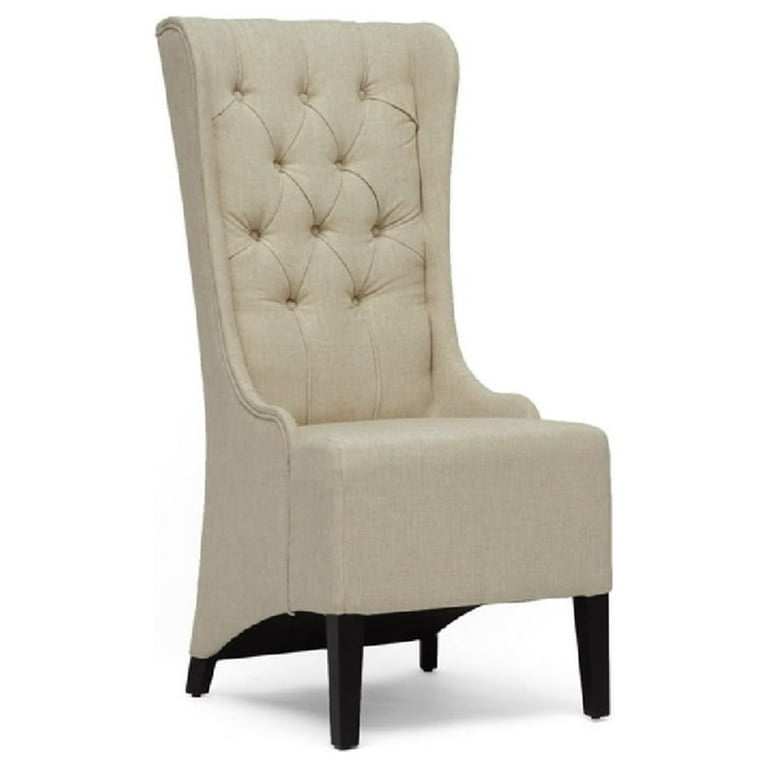 Baxton Studio Vincent Beige Linen Modern Accent Chair Baxton Studio Vincent Beige Linen Modern Accent Chair