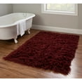 thumbnail image 6 of Linon Home Décor New Flokati Area Rug Collection, Burgundy, 10 x 16, 6 of 8
