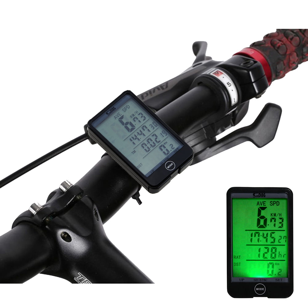 Bike Speedometer Waterproof Wireless Bicycle Computer Odometer Cadence Sensor UL 