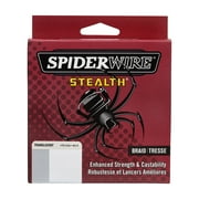 SpiderWire Stealth® Translucent Braid Fishing Line, Translucent, 20 lb Test Strength, 125 yd