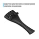 thumbnail image 5 of Tailpiece Fiddle violín de violín de fibra de carbono para violines de 1/8 con cuatro afinadores finos y cordal de tripa Cordaje profesional Cuerdas orquestales Kit de piezas Tomshoo Tailpiece, 5 of 6