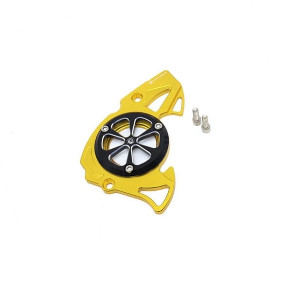 MOMOJIA Front Chain Sprocket Guard Protector Cover Aluminum Alloy Front Gear Cover