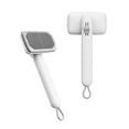 thumbnail image 3 of Fasiaou Pet Ionbrush Self Cleaning Dog Brush for Shedding Control, Double Sided Grooming Tool for Long & Short Hair Pets, Rechargeable Deshedding Brush for Home Use, Reduces Odor & Dirt, 3 of 9