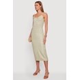 thumbnail image 2 of Women's Textured Knit Ruffle Trim Tiered Midi Dress, 2 of 3
