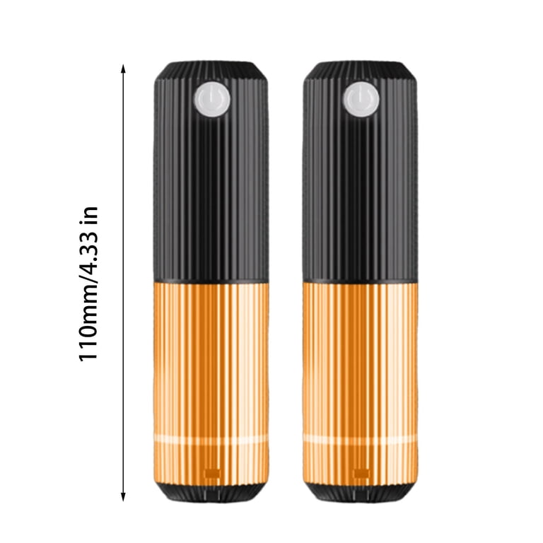 Dolvana Rechargeable Magnetic Hand Warmers (2 Pack) - 10,000mAh Battery, Built-in Flashlight, Temperature Display For Camping, Hiking, Winter Sports
