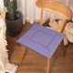 thumbnail image 4 of Cojín de lino multicolor para silla - Cojín cuadrado de 40 x 40 cm para comedor, oficina y salón - Suave, duradero y lavable - Gris, caqui, verde, azul, marrón, rosa, naranja, morado y vino, 4 of 7
