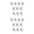 thumbnail image 2 of sweethay 10 piezas Bow Pull Decor Home Multi-colores Embalaje festivo Ligero Impreso Hand-Pulled Flower Event Gold Light Blue Dorado Azul Claro 2Conjunto, 2 of 6