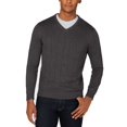 thumbnail image 2 of Club Room Mens Textured Pullover Sweater, Grey, XX-Large, 2 of 3