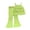 Yellow, variant on Baby Girl Clothes Toddler Girl Summer Outfits Sleeveless Ruffle Halter Tops Wide Leg Pants Kids Clothing Set