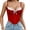 Red, variant on Waist Trainer for Women Women's Sleeveless Mesh Lace Padded Fishbone Camisole Top Weight Loss Helper Black M
