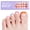 Short Square - 150pcs Neon Rainbow, variant on Gellen Soft Gel French Toenail Tips, 15 Sizes Full Cover Press On Toenails, 150pcs Neon Rainbow Short Square Fake Toe Nails with Pre-Shaped Bright Colored French Tips